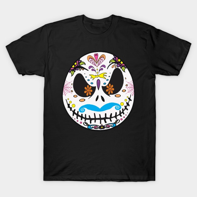 Sugar Skull Jack T-Shirt by magicmirror